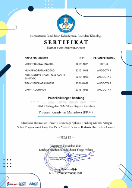 Penerima Pendanaan PKM 2024 – Karya Inovatif (PKM-KI)