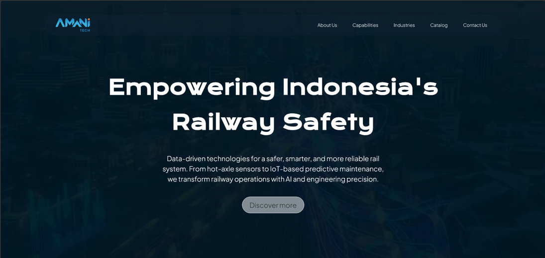 Website Profil Perusahaan Amani Media